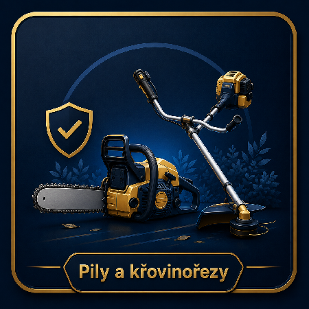 Pily a křovinořezy